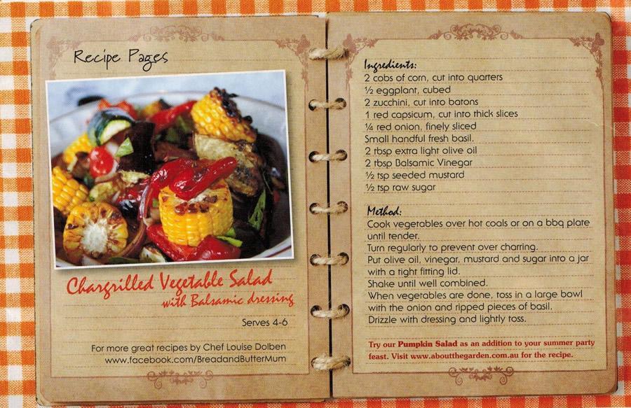 Recipes 01 - Char Grilled Vegetable Salad